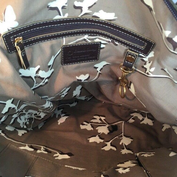 Franklin Covey Women’s Brown Leather Laptop Tote - Picture 4 of 8